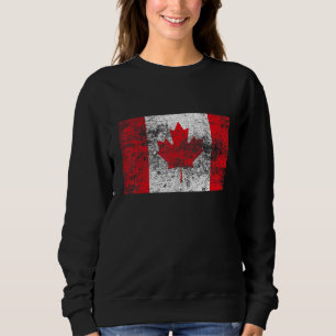 Canada Flag Patriot Canadian Roots Maple Leaf Souv Sweatshirt