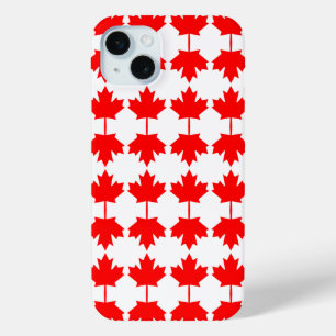 Canada flag pattern iPhone 15 mini case