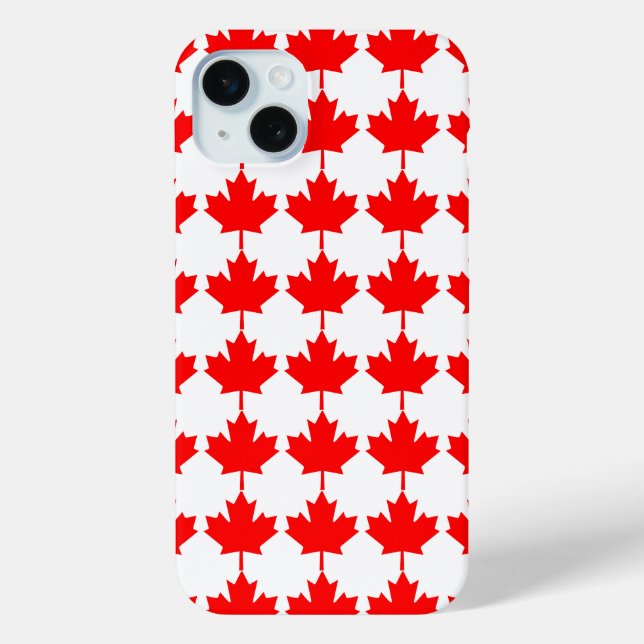 Canada flag pattern Case-Mate iPhone case (Back)