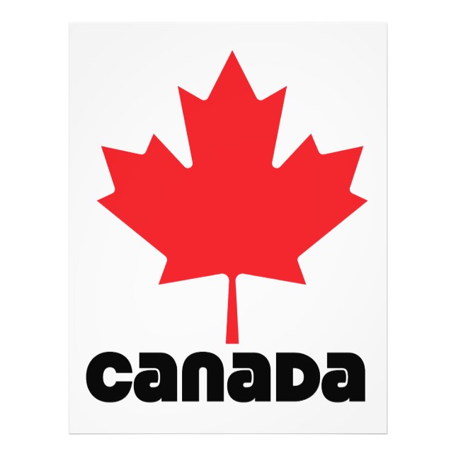 Canada Flag Photo Print (Front)