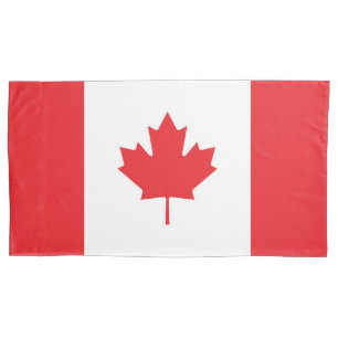 Canada flag pillowcase