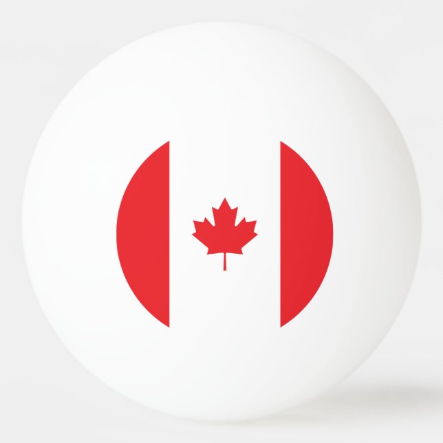 Canada flag ping pong ball (Front)