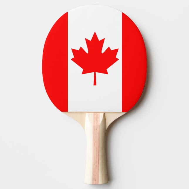 Canada Flag Ping Pong Paddle (Front)