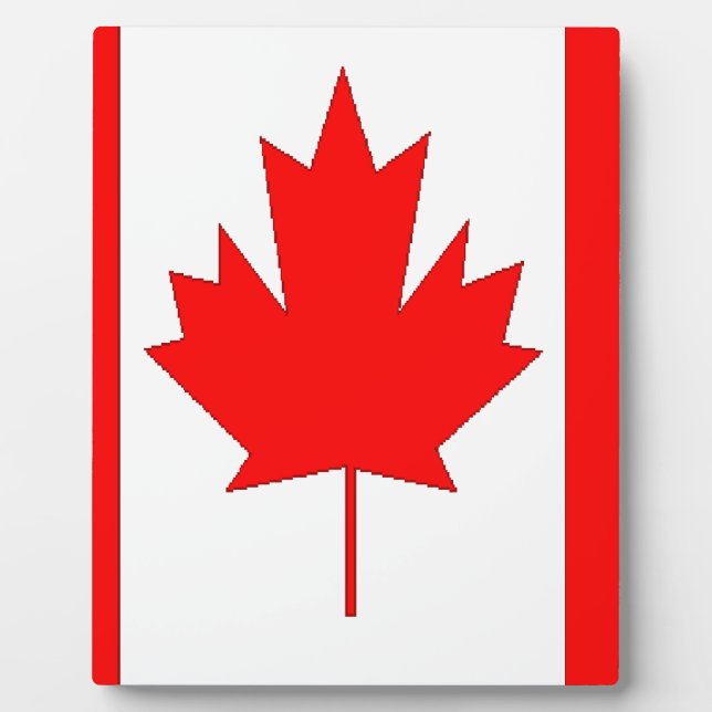 Canada flag plaque (Front)