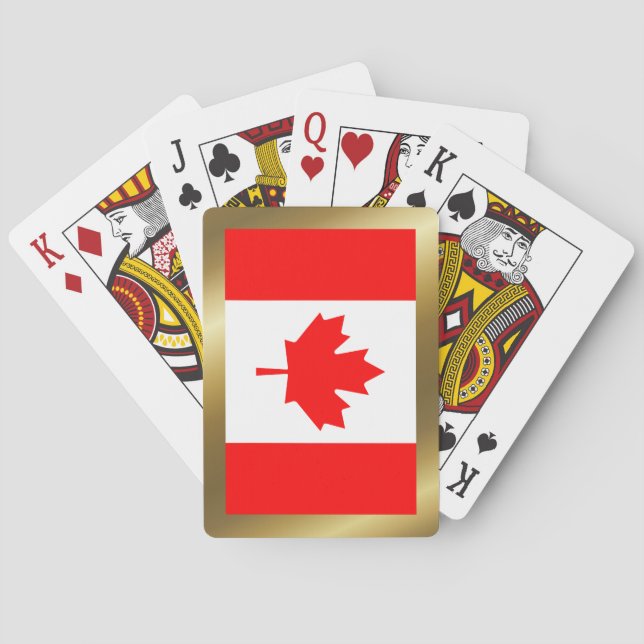 Canada Flag Playing Cards (Back)