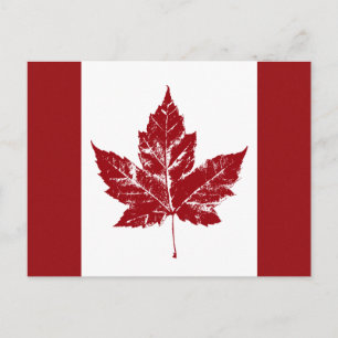 Canada Flag Postcards Canadian Souvenir Postcards