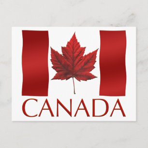 Canada Flag Postcards Canadian Souvenir Postcards