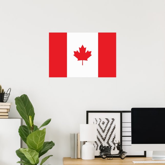 Canada flag poster (Home Office)