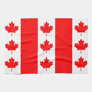 Canada Flag Proudly Canadian Oh Canada! Nation Tea Towel