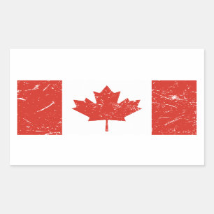 Canada Flag Rectangular Sticker