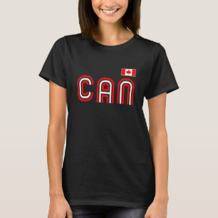 Canada Flag Retro International Country Canadian P T-Shirt