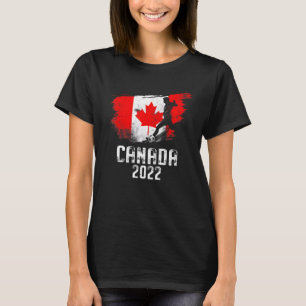 Canada Flag Soccer Team 2022 World Football T-Shirt