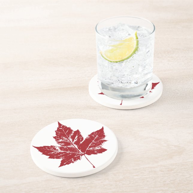 Canada Flag Souvenir Coaster Canada Gifts (Side)