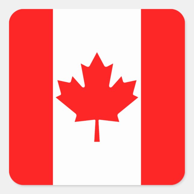 Canada Flag Sticker (Front)