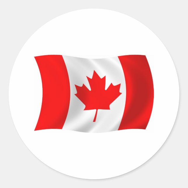 Canada Flag Sticker (Front)