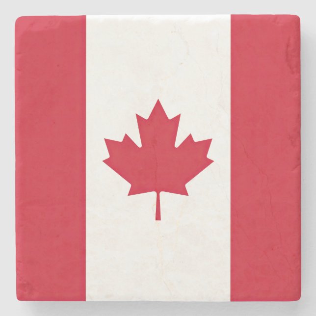 Canada Flag Stone Coaster (Front)