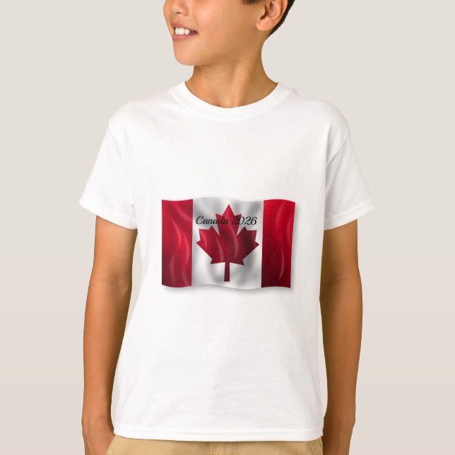 Canada Flag  T-Shirt (Front)