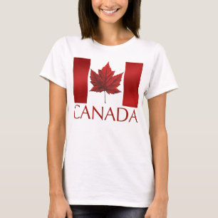 Canada Flag T-shirts Plus Size Canada Sports Shirt