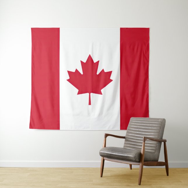 Canada Flag Tapestry (In Situ (Horizontal))