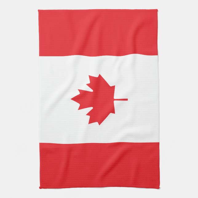 Canada flag tea towel (Vertical)