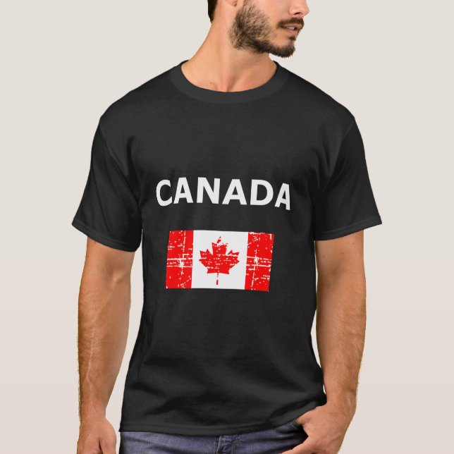Canada Flag The Maple Leaf Shirt For Canadians (Front)