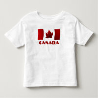Canada Flag Toddler / Baby T-shirt Retro Souvenir