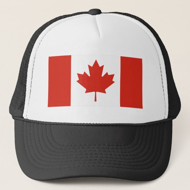 canada flag trucker hat (Front)