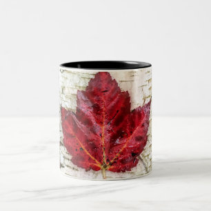 Canada Flag Two-Tone Coffee Mug