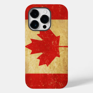 Canada Flag Vintage Design Case-Mate iPhone 14 Pro Case