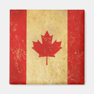 Canada Flag Vintage Design Magnet