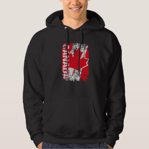 Canada Flag Vintage Distressed Canada Hoodie