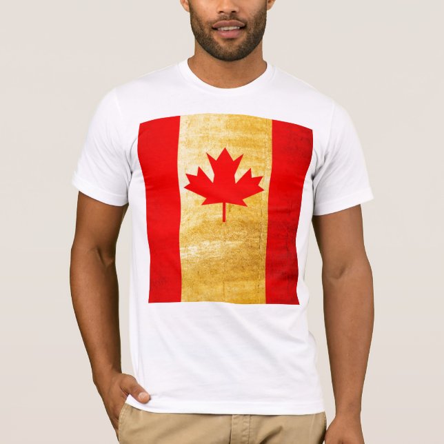 Canada Flag Vintage T-Shirt (Front)