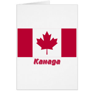 Canada Flag with name in Russian