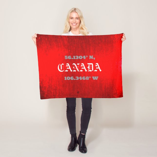 CANADA FLEECE BLANKET (In Situ)