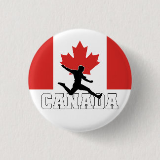 Canada Football Soccer National Team 3 Cm Round Badge