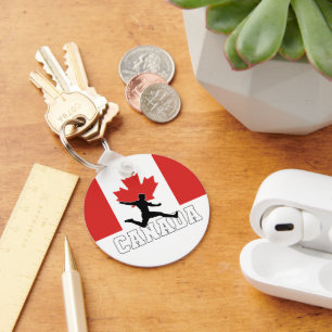 Canada Football Soccer National Team Key Ring