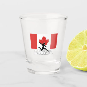 Canada Football Soccer National Team Shot Glass