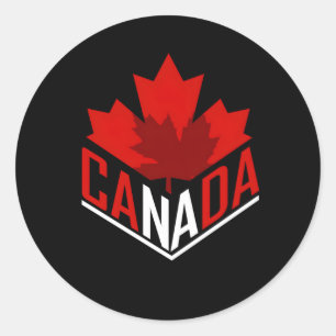 Canada For Canadians Classic Round Sticker