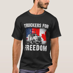 Canada Freedom Convoy 2022 Canadian Truckers Suppo T-Shirt