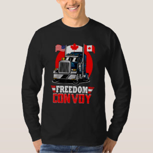 Canada Freedom Convoy 2022 Canadian Truckers Suppo T-Shirt