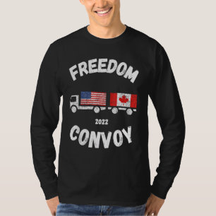 Canada Freedom Convoy 2022 Canadian Truckers Suppo T-Shirt