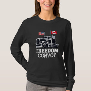 Canada Freedom Convoy 2022 Canadian Truckers Suppo T-Shirt