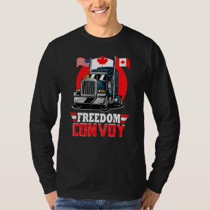 Canada Freedom Convoy 2022 Canadian Truckers Suppo T-Shirt