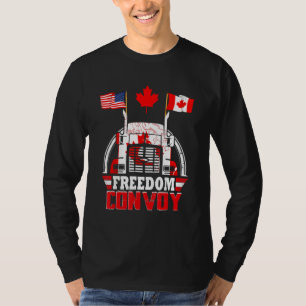 Canada Freedom Convoy 2022 Canadian Truckers Suppo T-Shirt