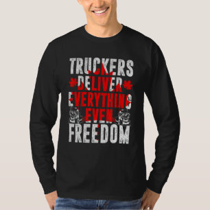 Canada Freedom Convoy 2022 Canadian Truckers Suppo T-Shirt