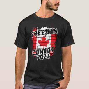 Canada Freedom Convoy 2022 Canadian Truckers Suppo T-Shirt