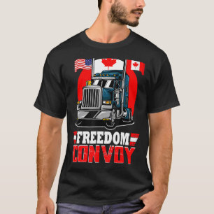 Canada Freedom Convoy 2022 Canadian Truckers T-Shirt