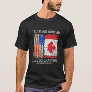 Canada Freedom Convoy 2022 Support Canadian Trucke T-Shirt