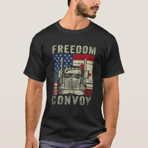 Canada Freedom Convoy 2022 Support Canadian Trucke T-Shirt