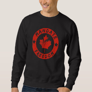 Canada Freedom Convoy Flag Us Canadian Truckers Su Sweatshirt